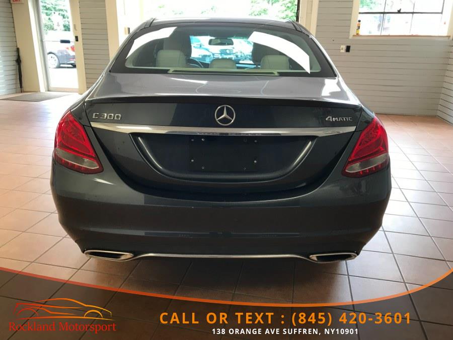 2016 Mercedes-Benz C-Class 4dr Sdn C300 Sport 4MATIC, available for sale in Suffern, New York | Rockland Motor Sport. Suffern, New York 2016 Mercedes-Benz C-Class 4dr Sdn C300 Sport 4MATIC, available for sale in Suffern, New York | Rockland Motor Sport. Suffern, New York