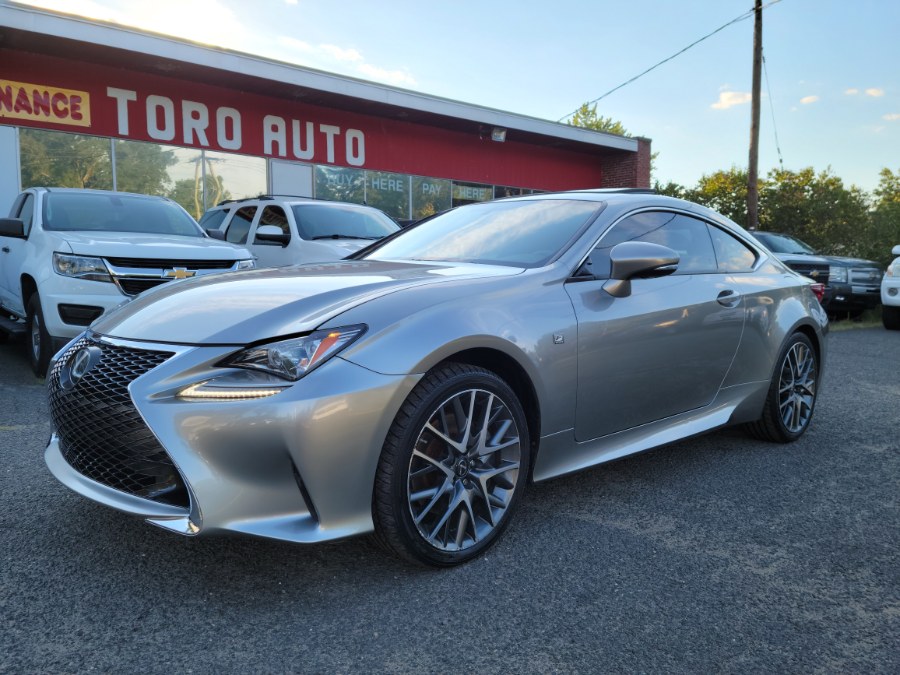 2015 Lexus RC 350 F 2dr F Sport Cpe AWD Navi Loaded, available for sale in East Windsor, Connecticut | Toro Auto. East Windsor, Connecticut