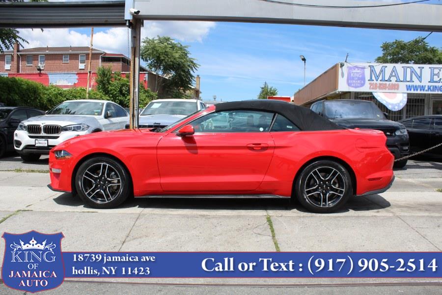 2021 Ford Mustang EcoBoost Premium Convertible, available for sale in Hollis, New York | King of Jamaica Auto Inc. Hollis, New York 2021 Ford Mustang EcoBoost Premium Convertible, available for sale in Hollis, New York | King of Jamaica Auto Inc. Hollis, New York