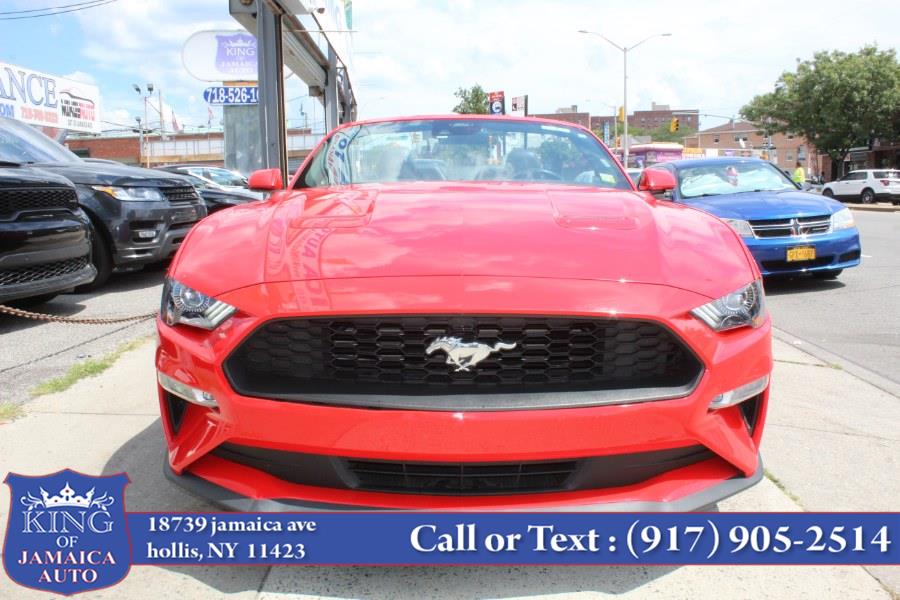 2021 Ford Mustang EcoBoost Premium Convertible, available for sale in Hollis, New York | King of Jamaica Auto Inc. Hollis, New York 2021 Ford Mustang EcoBoost Premium Convertible, available for sale in Hollis, New York | King of Jamaica Auto Inc. Hollis, New York