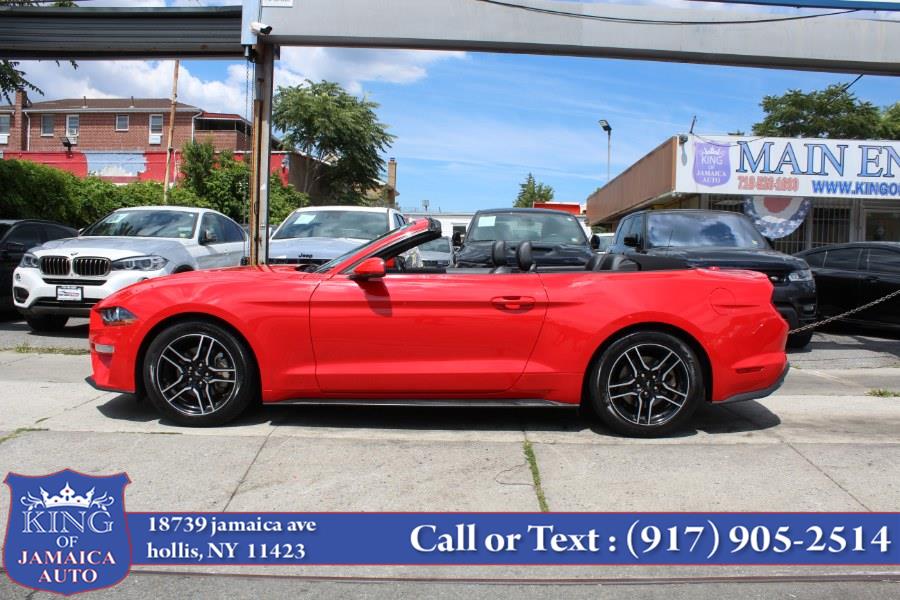 2021 Ford Mustang EcoBoost Premium Convertible, available for sale in Hollis, New York | King of Jamaica Auto Inc. Hollis, New York 2021 Ford Mustang EcoBoost Premium Convertible, available for sale in Hollis, New York | King of Jamaica Auto Inc. Hollis, New York