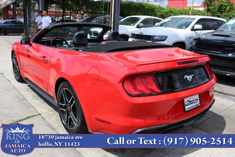 2021 Ford Mustang EcoBoost Premium Convertible, available for sale in Hollis, New York | King of Jamaica Auto Inc. Hollis, New York 2021 Ford Mustang EcoBoost Premium Convertible, available for sale in Hollis, New York | King of Jamaica Auto Inc. Hollis, New York