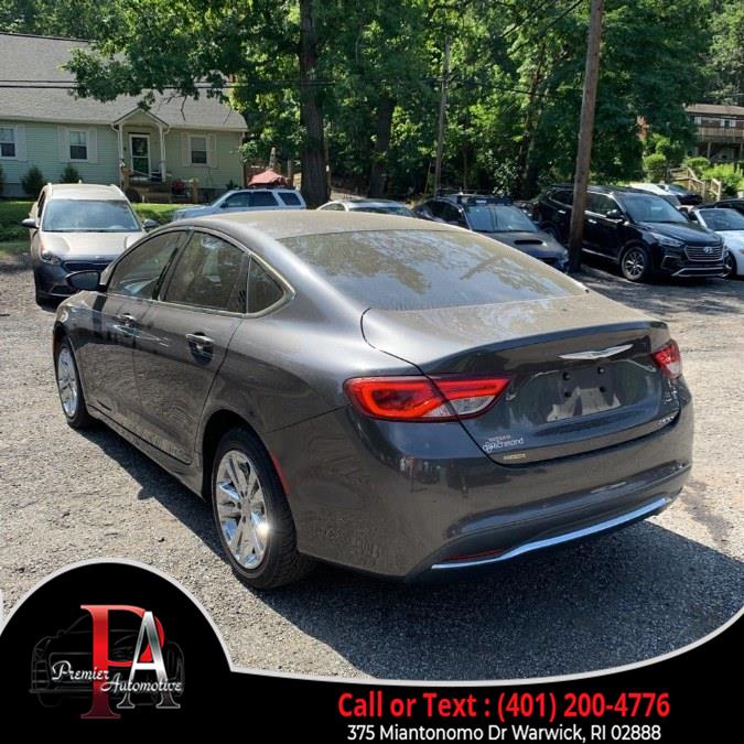 2015 Chrysler 200 4dr Sdn Limited FWD, available for sale in Warwick, Rhode Island | Premier Automotive Sales. Warwick, Rhode Island 2015 Chrysler 200 4dr Sdn Limited FWD, available for sale in Warwick, Rhode Island | Premier Automotive Sales. Warwick, Rhode Island