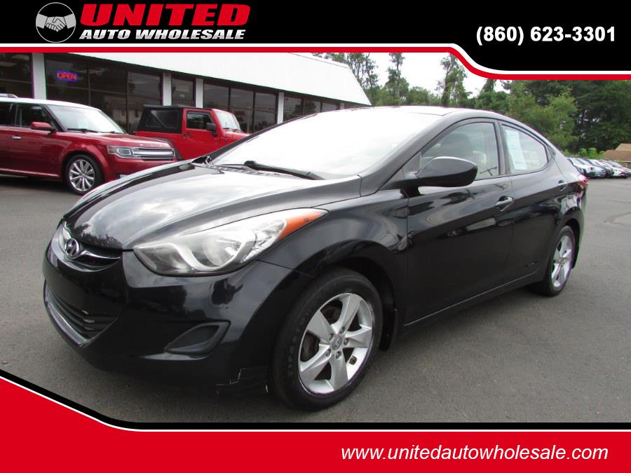 2013 Hyundai Elantra 4dr Sdn Auto GLS, available for sale in East Windsor, Connecticut | United Auto Sales of E Windsor, Inc. East Windsor, Connecticut