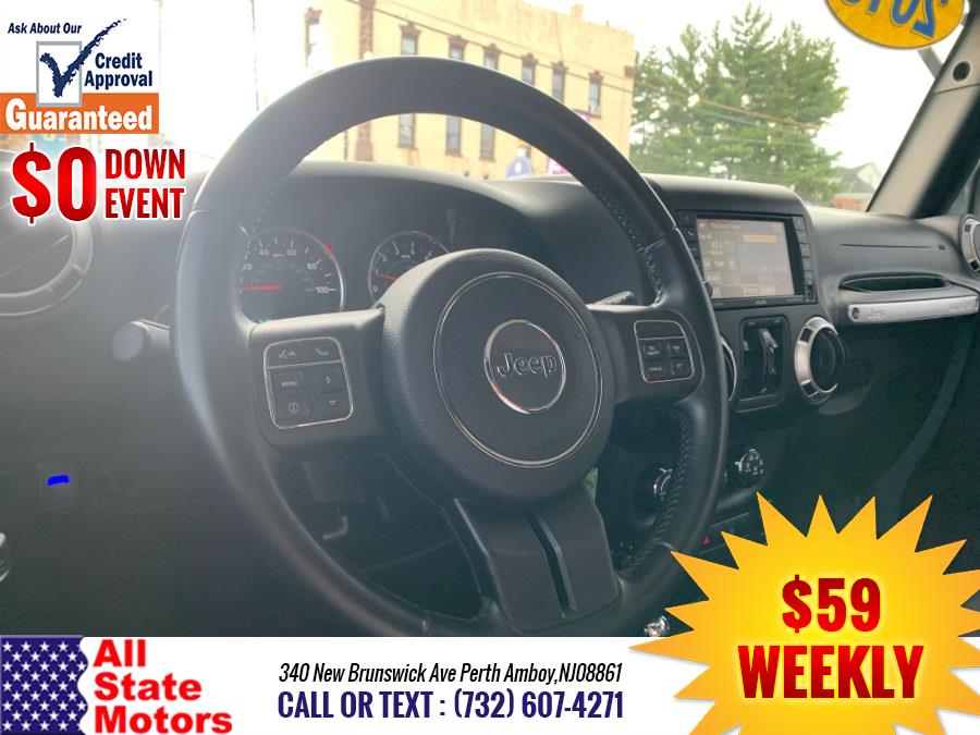 2015 Jeep Wrangler Unlimited 4WD 4dr Sahara, available for sale in Perth Amboy, New Jersey | All State Motor Inc. Perth Amboy, New Jersey 2015 Jeep Wrangler Unlimited 4WD 4dr Sahara, available for sale in Perth Amboy, New Jersey | All State Motor Inc. Perth Amboy, New Jersey