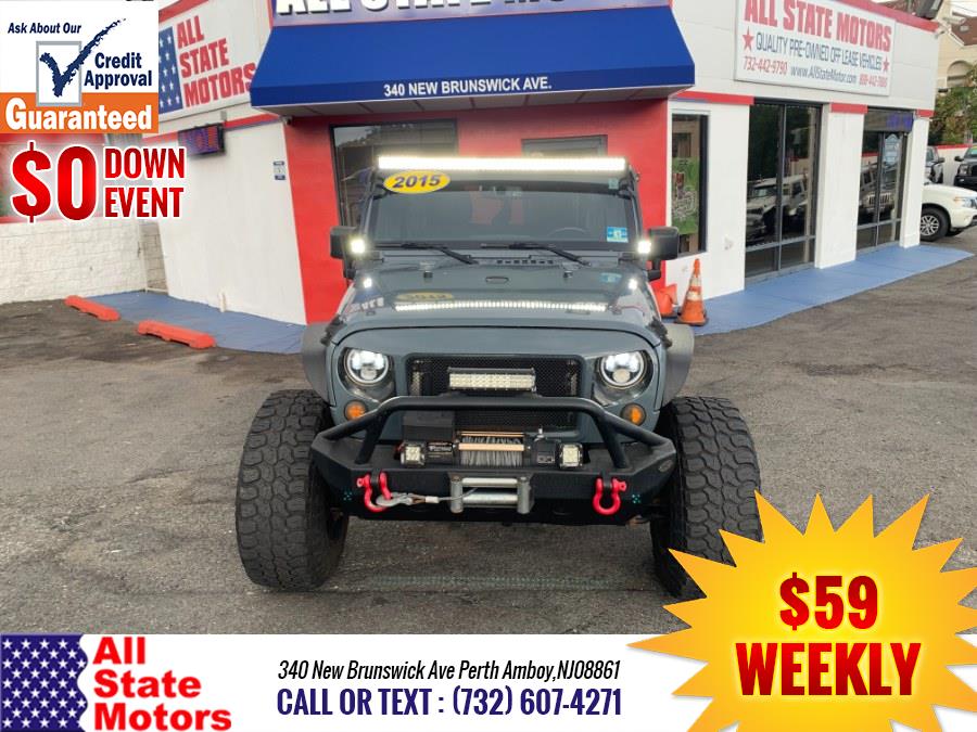 2015 Jeep Wrangler Unlimited 4WD 4dr Sahara, available for sale in Perth Amboy, New Jersey | All State Motor Inc. Perth Amboy, New Jersey 2015 Jeep Wrangler Unlimited 4WD 4dr Sahara, available for sale in Perth Amboy, New Jersey | All State Motor Inc. Perth Amboy, New Jersey