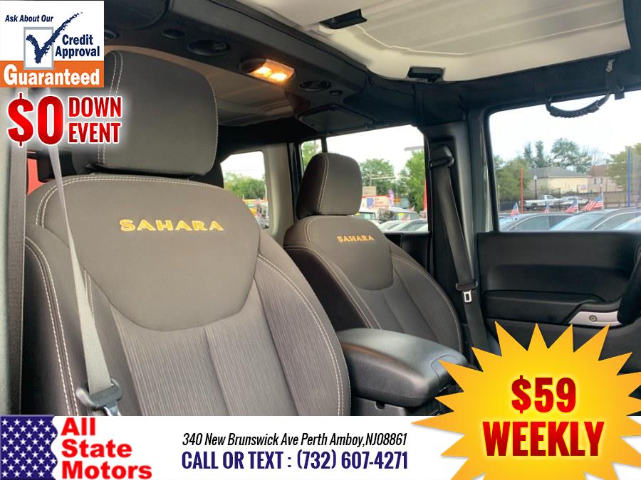 2015 Jeep Wrangler Unlimited 4WD 4dr Sahara, available for sale in Perth Amboy, New Jersey | All State Motor Inc. Perth Amboy, New Jersey 2015 Jeep Wrangler Unlimited 4WD 4dr Sahara, available for sale in Perth Amboy, New Jersey | All State Motor Inc. Perth Amboy, New Jersey