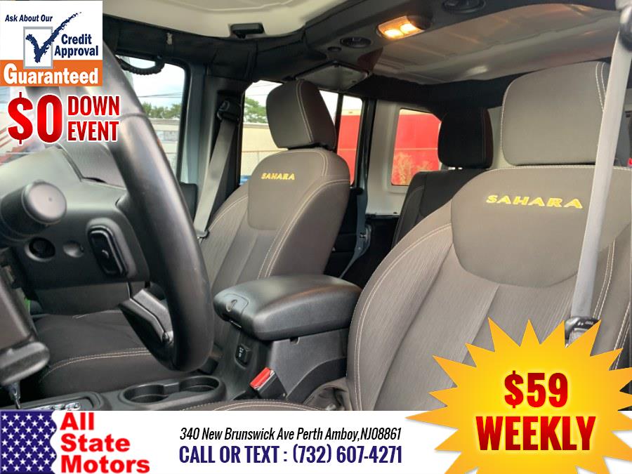 2015 Jeep Wrangler Unlimited 4WD 4dr Sahara, available for sale in Perth Amboy, New Jersey | All State Motor Inc. Perth Amboy, New Jersey 2015 Jeep Wrangler Unlimited 4WD 4dr Sahara, available for sale in Perth Amboy, New Jersey | All State Motor Inc. Perth Amboy, New Jersey