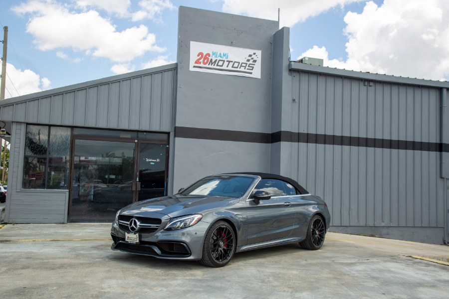 2018 Mercedes-Benz C-Class AMG C 63 S Cabriolet, available for sale in Miami, Florida | 26 Motors Miami. Miami, Florida 2018 Mercedes-Benz C-Class AMG C 63 S Cabriolet, available for sale in Miami, Florida | 26 Motors Miami. Miami, Florida