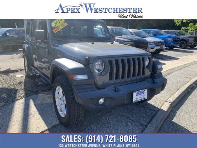 2019 Jeep Wrangler Unlimited Sport, available for sale in White Plains, New York | Apex Westchester Used Vehicles. White Plains, New York