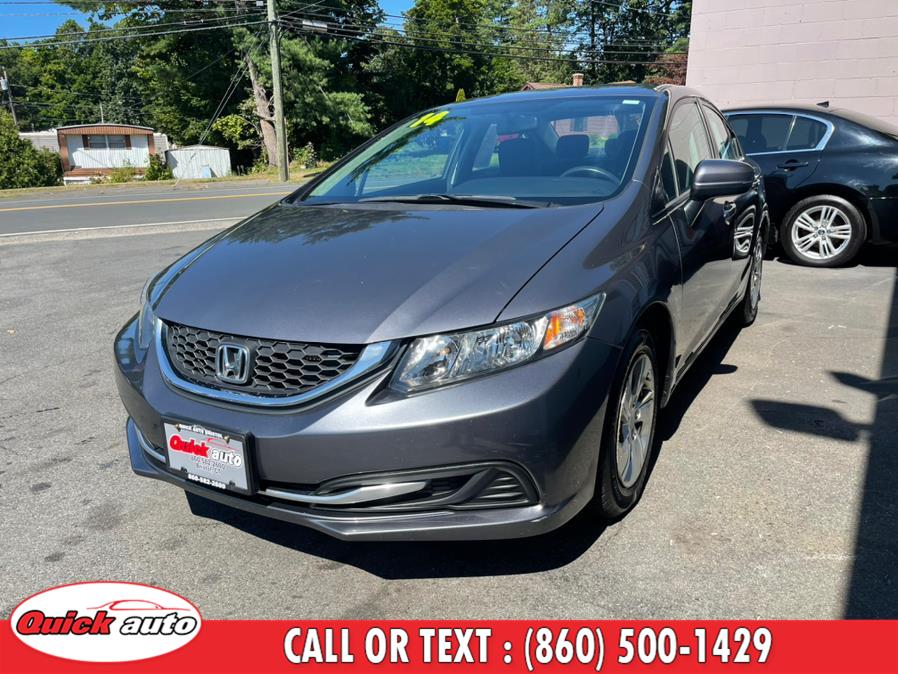 Used Honda Civic Sedan 4dr CVT LX 2014 | Quick Auto LLC. Bristol, Connecticut Used Honda Civic Sedan 4dr CVT LX 2014 | Quick Auto LLC. Bristol, Connecticut