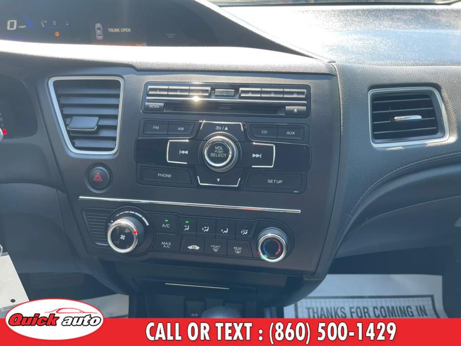 Used Honda Civic Sedan 4dr CVT LX 2014 | Quick Auto LLC. Bristol, Connecticut Used Honda Civic Sedan 4dr CVT LX 2014 | Quick Auto LLC. Bristol, Connecticut
