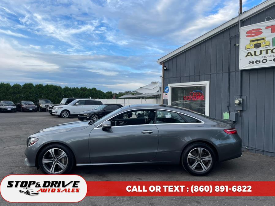 2018 Mercedes-Benz E-Class E 400 4MATIC Coupe, available for sale in East Windsor, Connecticut | Stop & Drive Auto Sales. East Windsor, Connecticut 2018 Mercedes-Benz E-Class E 400 4MATIC Coupe, available for sale in East Windsor, Connecticut | Stop & Drive Auto Sales. East Windsor, Connecticut