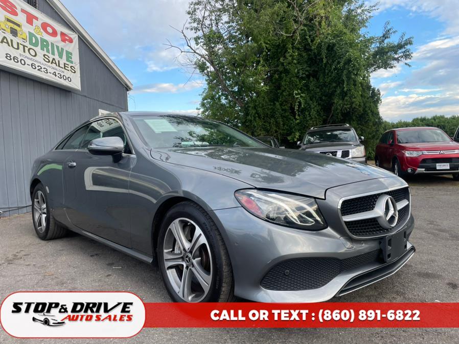 2018 Mercedes-Benz E-Class E 400 4MATIC Coupe, available for sale in East Windsor, Connecticut | Stop & Drive Auto Sales. East Windsor, Connecticut 2018 Mercedes-Benz E-Class E 400 4MATIC Coupe, available for sale in East Windsor, Connecticut | Stop & Drive Auto Sales. East Windsor, Connecticut