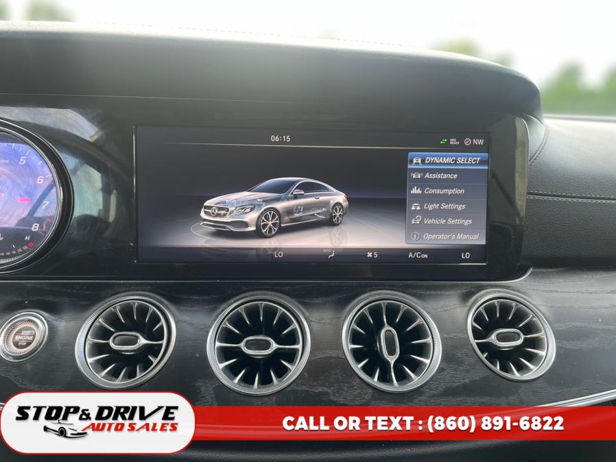 2018 Mercedes-Benz E-Class E 400 4MATIC Coupe, available for sale in East Windsor, Connecticut | Stop & Drive Auto Sales. East Windsor, Connecticut 2018 Mercedes-Benz E-Class E 400 4MATIC Coupe, available for sale in East Windsor, Connecticut | Stop & Drive Auto Sales. East Windsor, Connecticut