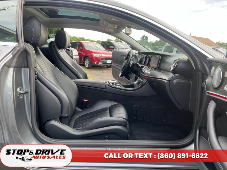 2018 Mercedes-Benz E-Class E 400 4MATIC Coupe, available for sale in East Windsor, Connecticut | Stop & Drive Auto Sales. East Windsor, Connecticut 2018 Mercedes-Benz E-Class E 400 4MATIC Coupe, available for sale in East Windsor, Connecticut | Stop & Drive Auto Sales. East Windsor, Connecticut