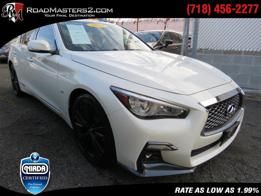 2018 INFINITI Q50 3.0t Sport AWD, available for sale in Middle Village, New York | Road Masters II INC. Middle Village, New York