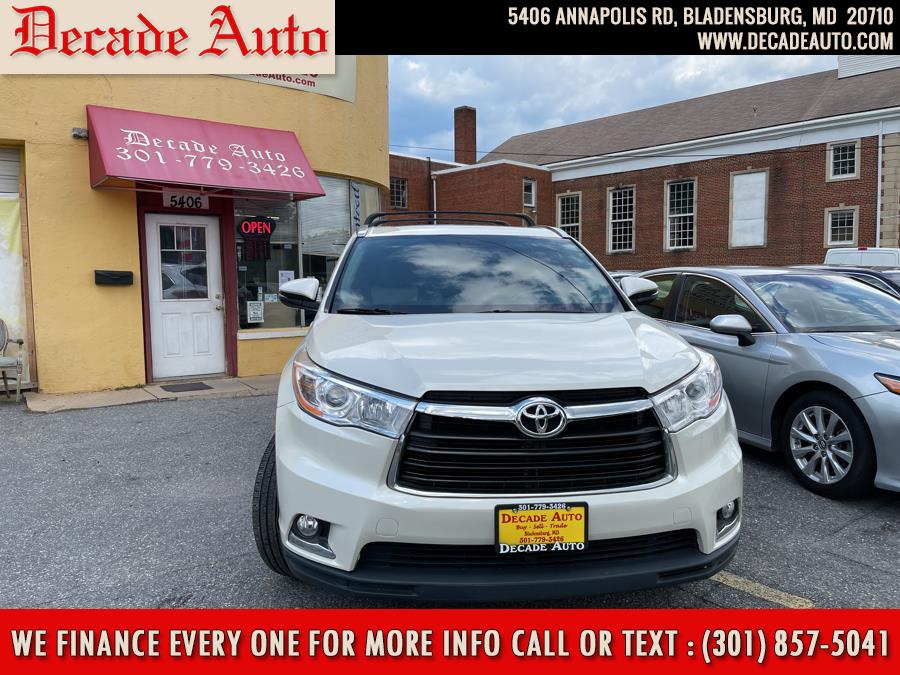 2014 Toyota Highlander AWD 4dr V6 Limited Platinum (Natl), available for sale in Bladensburg, Maryland | Decade Auto. Bladensburg, Maryland