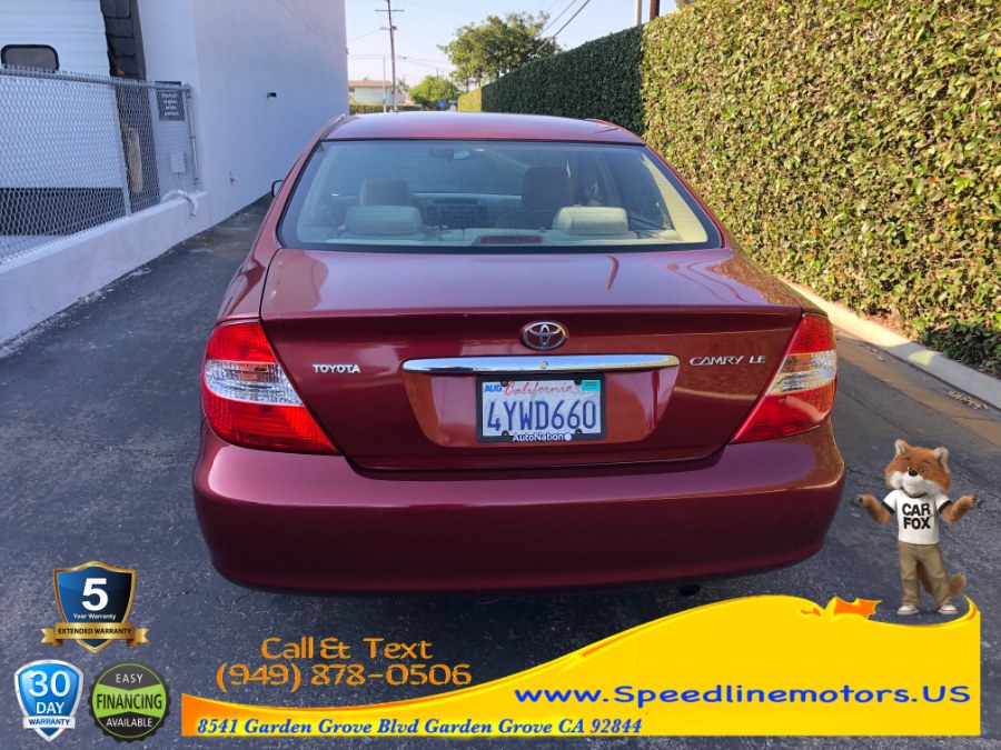2002 Toyota Camry 4dr Sdn LE Auto (Natl), available for sale in Garden Grove, California | Speedline Motors. Garden Grove, California 2002 Toyota Camry 4dr Sdn LE Auto (Natl), available for sale in Garden Grove, California | Speedline Motors. Garden Grove, California