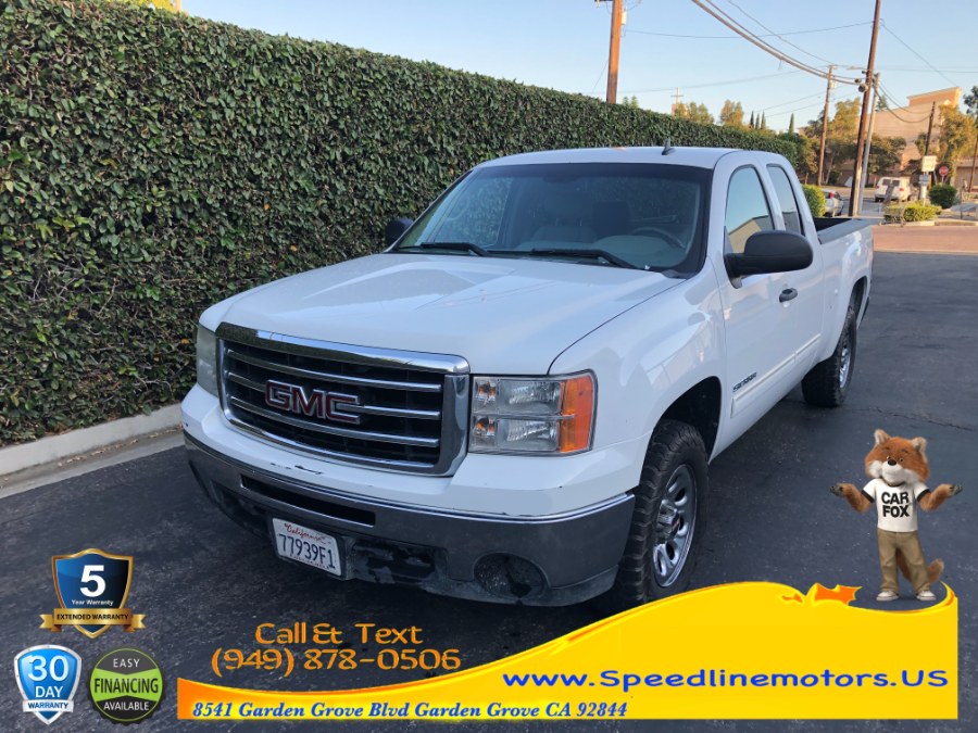 2013 GMC Sierra 1500 2WD Ext Cab 143.5" SLE, available for sale in Garden Grove, California | Speedline Motors. Garden Grove, California