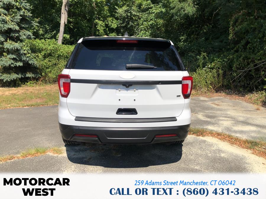2018 Ford Police Interceptor Utility AWD, available for sale in Manchester, Connecticut | Motorcar West. Manchester, Connecticut 2018 Ford Police Interceptor Utility AWD, available for sale in Manchester, Connecticut | Motorcar West. Manchester, Connecticut