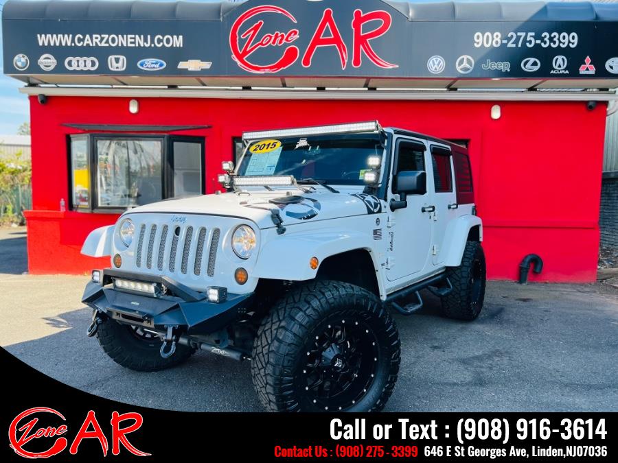 2015 Jeep Wrangler Unlimited 4WD 4dr Sahara, available for sale in Linden, New Jersey | Car Zone. Linden, New Jersey 2015 Jeep Wrangler Unlimited 4WD 4dr Sahara, available for sale in Linden, New Jersey | Car Zone. Linden, New Jersey
