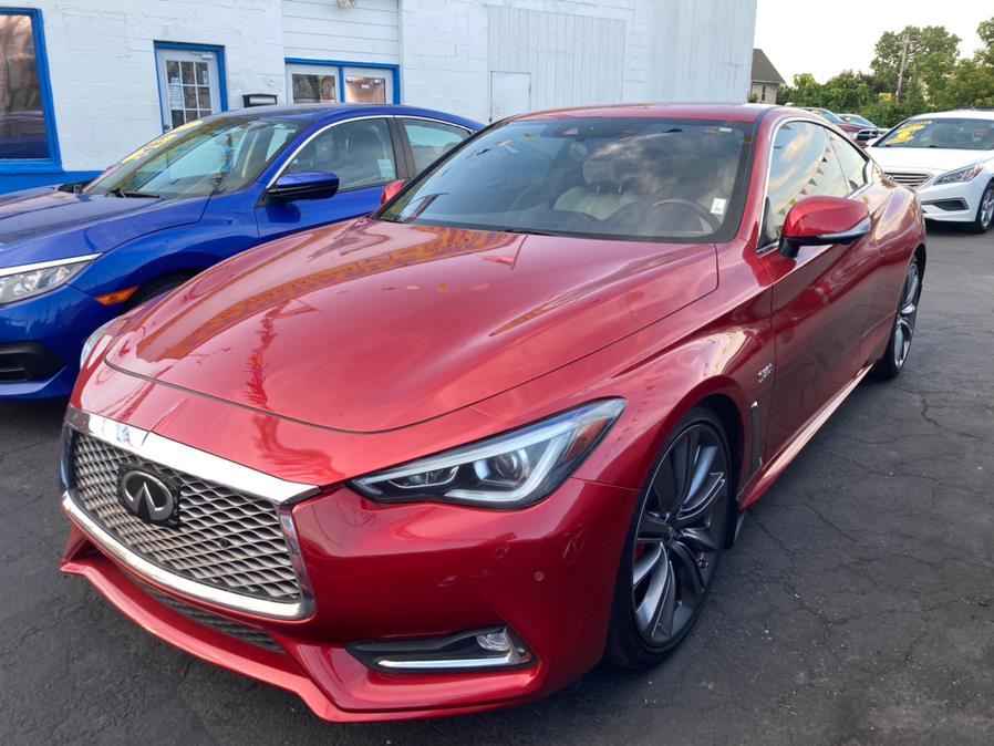 2018 INFINITI Q60 RED SPORT 400 RWD, available for sale in Bridgeport, Connecticut | Affordable Motors Inc. Bridgeport, Connecticut