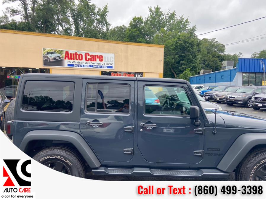 2016 Jeep Wrangler Unlimited 4WD 4dr Sport, available for sale in Vernon , Connecticut | Auto Care Motors. Vernon , Connecticut 2016 Jeep Wrangler Unlimited 4WD 4dr Sport, available for sale in Vernon , Connecticut | Auto Care Motors. Vernon , Connecticut
