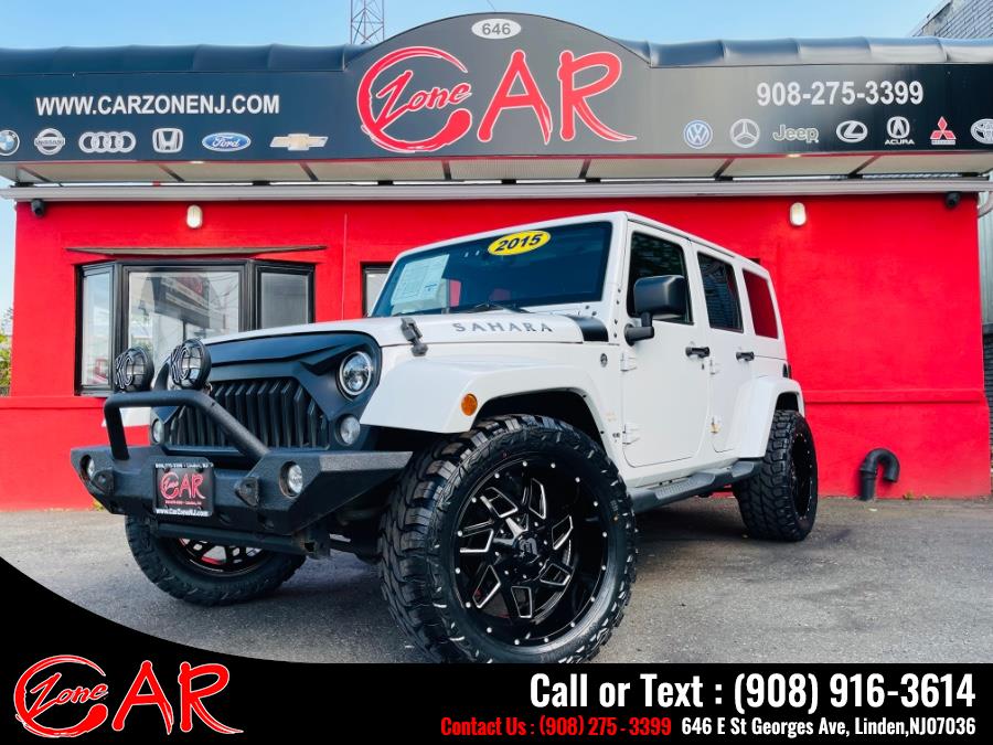 2015 Jeep Wrangler Unlimited 4WD 4dr Altitude, available for sale in Linden, New Jersey | Car Zone. Linden, New Jersey