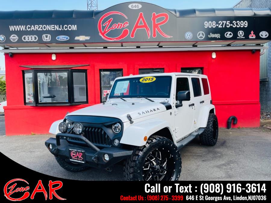 2015 Jeep Wrangler Unlimited 4WD 4dr Altitude, available for sale in Linden, New Jersey | Car Zone. Linden, New Jersey 2015 Jeep Wrangler Unlimited 4WD 4dr Altitude, available for sale in Linden, New Jersey | Car Zone. Linden, New Jersey