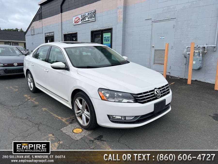 2012 Volkswagen Passat 4dr Sdn 3.6L V6 DSG SEL Premium, available for sale in S.Windsor, Connecticut | Empire Auto Wholesalers. S.Windsor, Connecticut