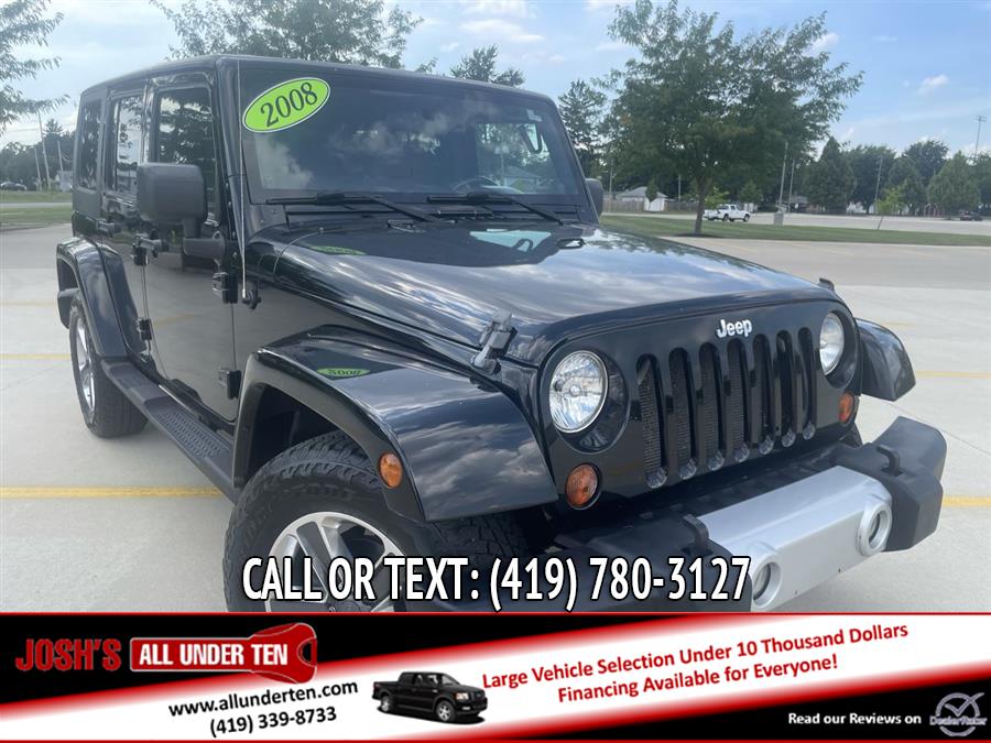 2008 Jeep Wrangler 4WD 4dr Unlimited Sahara, available for sale in Elida, Ohio | Josh's All Under Ten LLC. Elida, Ohio