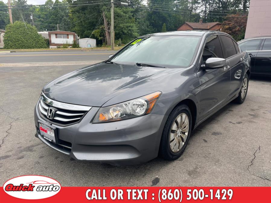 Used Honda Accord Sdn 4dr I4 Auto LX 2012 | Quick Auto LLC. Bristol, Connecticut Used Honda Accord Sdn 4dr I4 Auto LX 2012 | Quick Auto LLC. Bristol, Connecticut