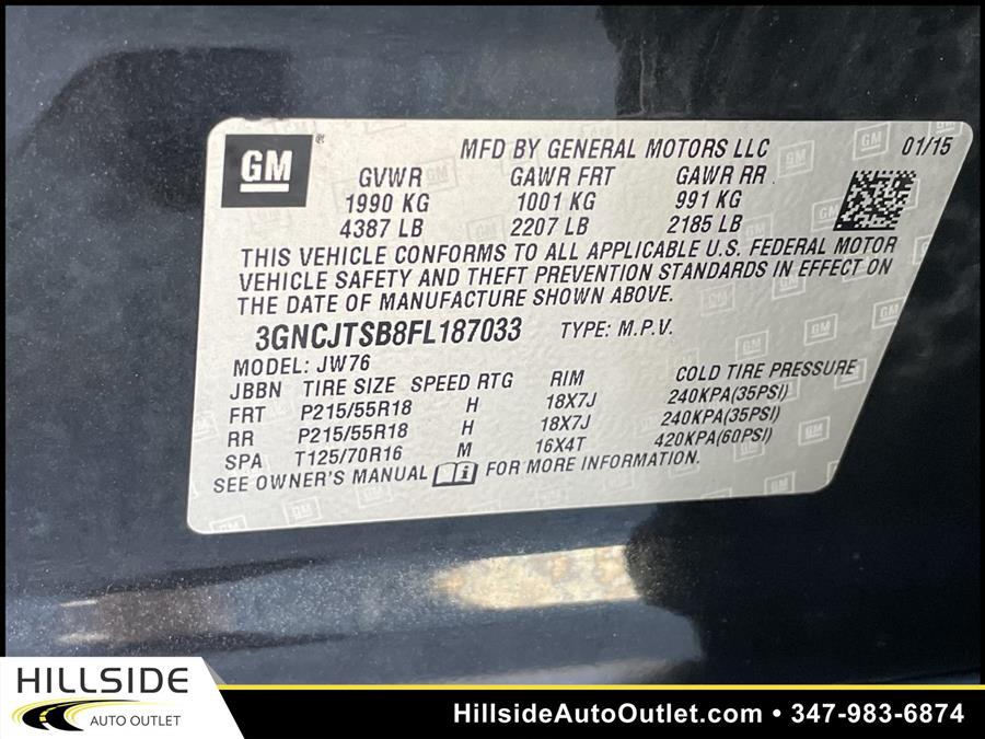 2015 Chevrolet Trax LTZ, available for sale in Jamaica, New York | Hillside Auto Outlet. Jamaica, New York 2015 Chevrolet Trax LTZ, available for sale in Jamaica, New York | Hillside Auto Outlet. Jamaica, New York