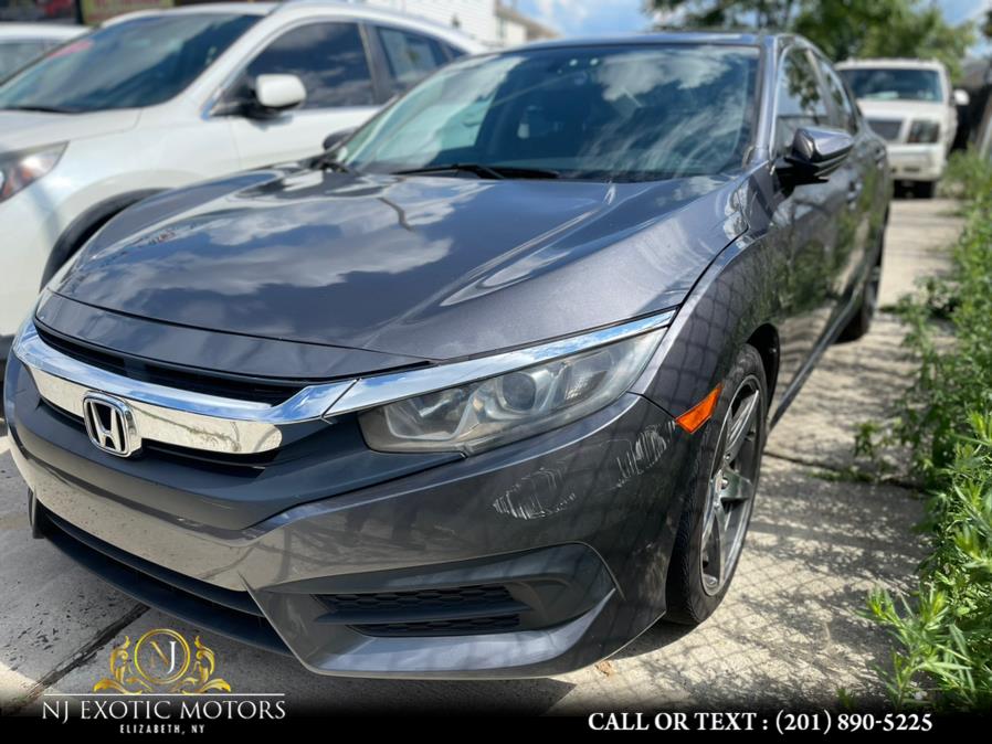 2016 Honda Civic Sedan 4dr CVT LX, available for sale in Elizabeth, New Jersey | NJ Exotic Motors. Elizabeth, New Jersey 2016 Honda Civic Sedan 4dr CVT LX, available for sale in Elizabeth, New Jersey | NJ Exotic Motors. Elizabeth, New Jersey