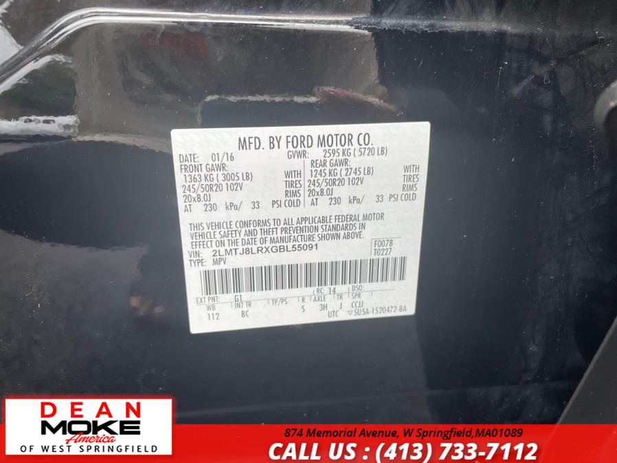 2016 Lincoln MKX AWD 4dr Reserve, available for sale in W Springfield, Massachusetts | Dean Moke America of West Springfield. W Springfield, Massachusetts 2016 Lincoln MKX AWD 4dr Reserve, available for sale in W Springfield, Massachusetts | Dean Moke America of West Springfield. W Springfield, Massachusetts