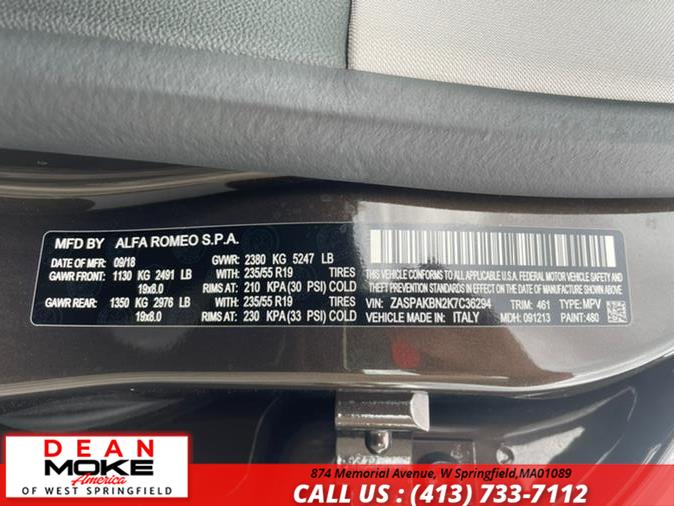 2019 Alfa Romeo Stelvio Ti Sport AWD, available for sale in W Springfield, Massachusetts | Dean Moke America of West Springfield. W Springfield, Massachusetts 2019 Alfa Romeo Stelvio Ti Sport AWD, available for sale in W Springfield, Massachusetts | Dean Moke America of West Springfield. W Springfield, Massachusetts