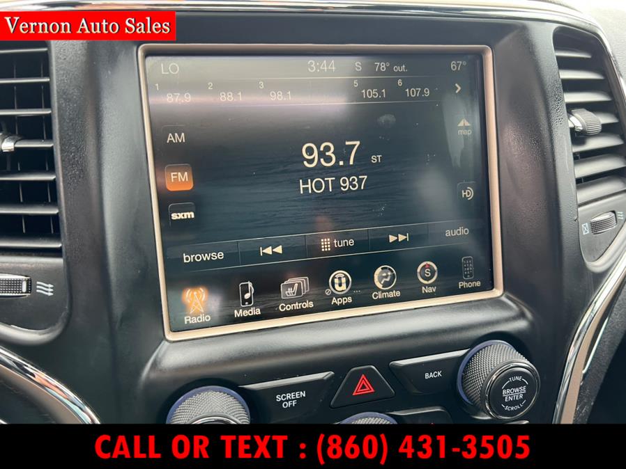 Used Jeep Grand Cherokee Limited 4x4 2017 | Vernon Auto Sale & Service. Manchester, Connecticut Used Jeep Grand Cherokee Limited 4x4 2017 | Vernon Auto Sale & Service. Manchester, Connecticut