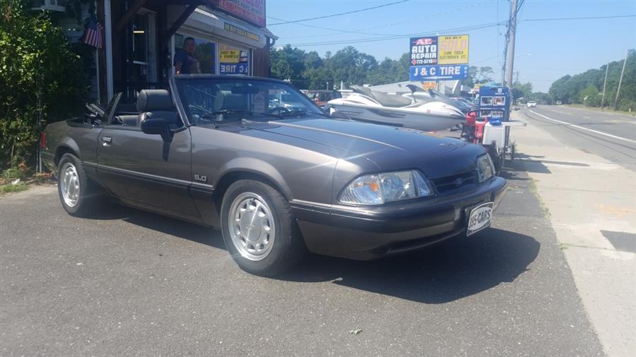 1990 Ford Mustang 2dr Convertible LX Sport 5.0L, available for sale in Shirley, New York | Roe Motors Ltd. Shirley, New York 1990 Ford Mustang 2dr Convertible LX Sport 5.0L, available for sale in Shirley, New York | Roe Motors Ltd. Shirley, New York