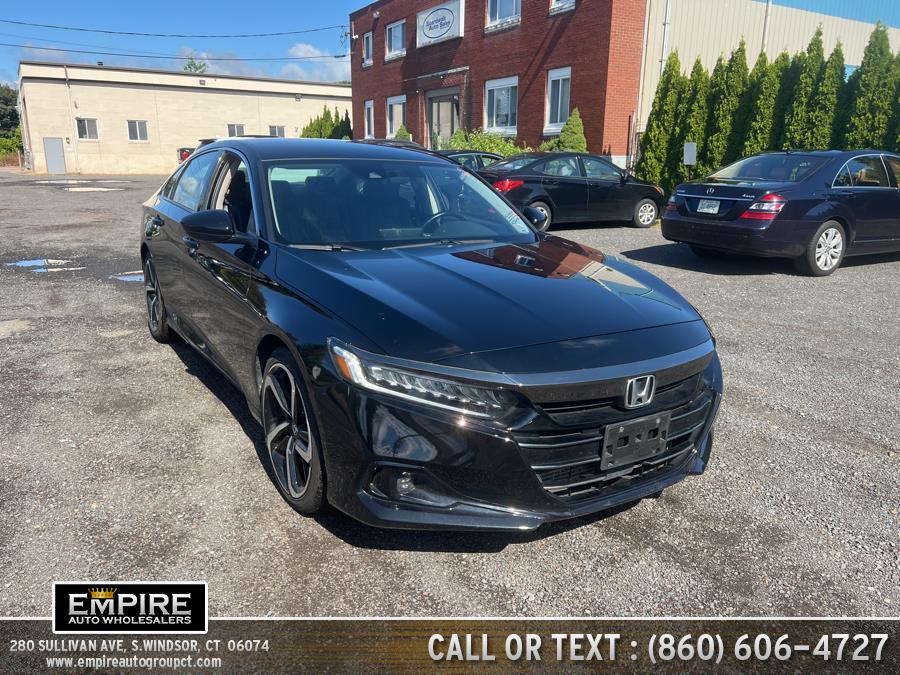 2021 Honda Accord Sedan Sport SE 1.5T CVT, available for sale in S.Windsor, Connecticut | Empire Auto Wholesalers. S.Windsor, Connecticut