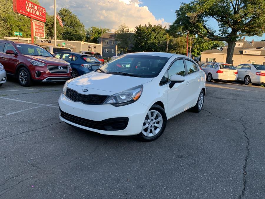 2015 Kia Rio 4dr Sdn Auto LX, available for sale in Springfield, Massachusetts | Absolute Motors Inc. Springfield, Massachusetts