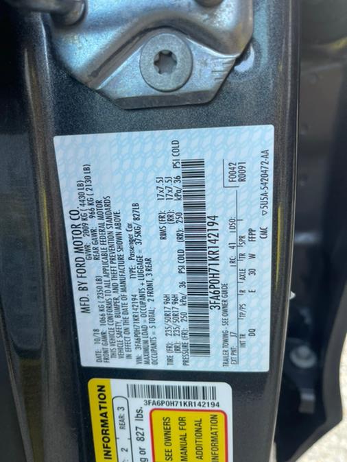 Used Ford Fusion SE FWD 2019 | NYC Automart Inc. Brooklyn, New York Used Ford Fusion SE FWD 2019 | NYC Automart Inc. Brooklyn, New York