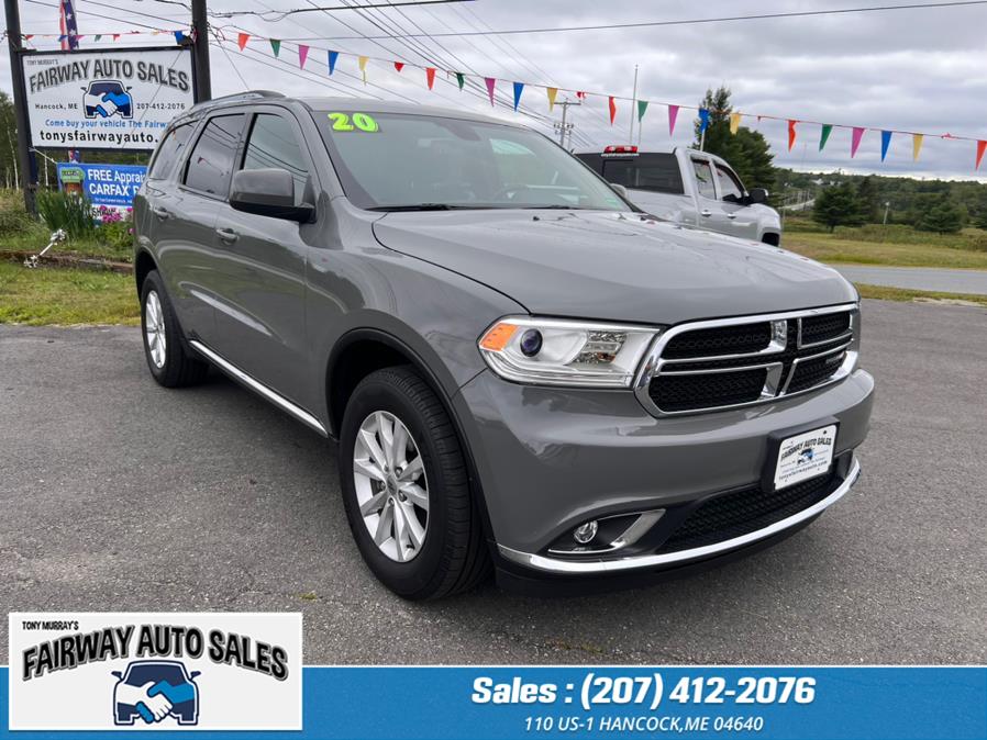 Used Dodge Durango SXT Plus AWD 2020 | Fairway Auto Sales. Hancock, Maine Used Dodge Durango SXT Plus AWD 2020 | Fairway Auto Sales. Hancock, Maine