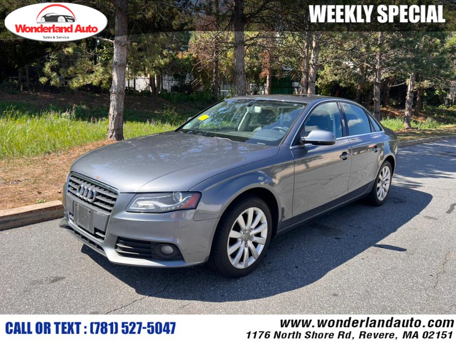 2012 Audi A4 4dr Sdn Auto quattro 2.0T Premium, available for sale in Revere, Massachusetts | Wonderland Auto. Revere, Massachusetts