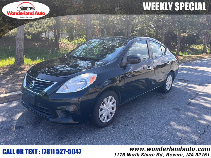 2012 Nissan Versa 4dr Sdn CVT 1.6 SV, available for sale in Revere, Massachusetts | Wonderland Auto. Revere, Massachusetts 2012 Nissan Versa 4dr Sdn CVT 1.6 SV, available for sale in Revere, Massachusetts | Wonderland Auto. Revere, Massachusetts