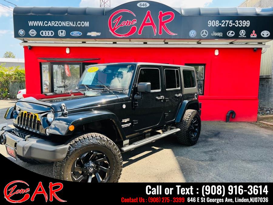 2017 Jeep Wrangler Unlimited Sahara 4x4, available for sale in Linden, New Jersey | Car Zone. Linden, New Jersey
