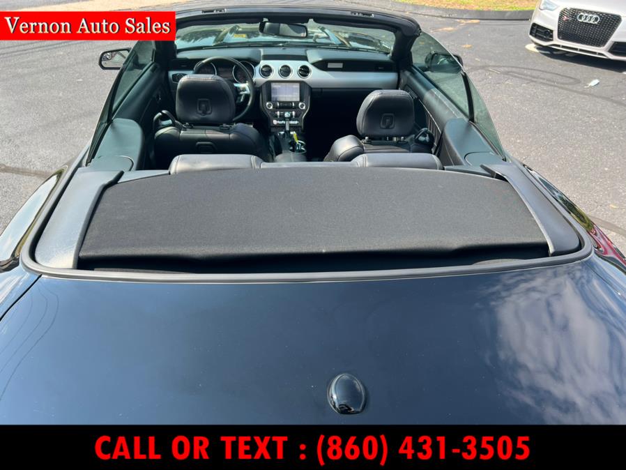 2017 Ford Mustang EcoBoost Premium Convertible, available for sale in Manchester, Connecticut | Vernon Auto Sale & Service. Manchester, Connecticut 2017 Ford Mustang EcoBoost Premium Convertible, available for sale in Manchester, Connecticut | Vernon Auto Sale & Service. Manchester, Connecticut