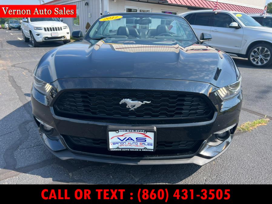 2017 Ford Mustang EcoBoost Premium Convertible, available for sale in Manchester, Connecticut | Vernon Auto Sale & Service. Manchester, Connecticut 2017 Ford Mustang EcoBoost Premium Convertible, available for sale in Manchester, Connecticut | Vernon Auto Sale & Service. Manchester, Connecticut
