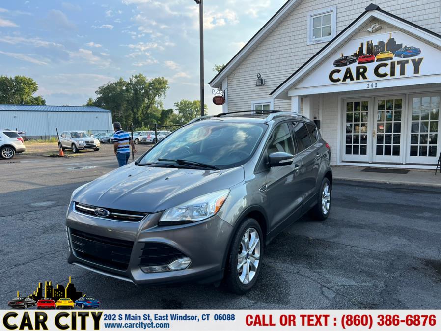 2014 Ford Escape 4WD 4dr Titanium, available for sale in East Windsor, Connecticut | Car City LLC. East Windsor, Connecticut