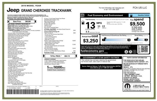 2018 Jeep Grand Cherokee Trackhawk, available for sale in Maple Shade, New Jersey | Car Revolution. Maple Shade, New Jersey 2018 Jeep Grand Cherokee Trackhawk, available for sale in Maple Shade, New Jersey | Car Revolution. Maple Shade, New Jersey